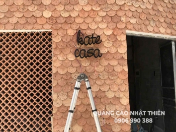 Chữ nổi inxo có đèn